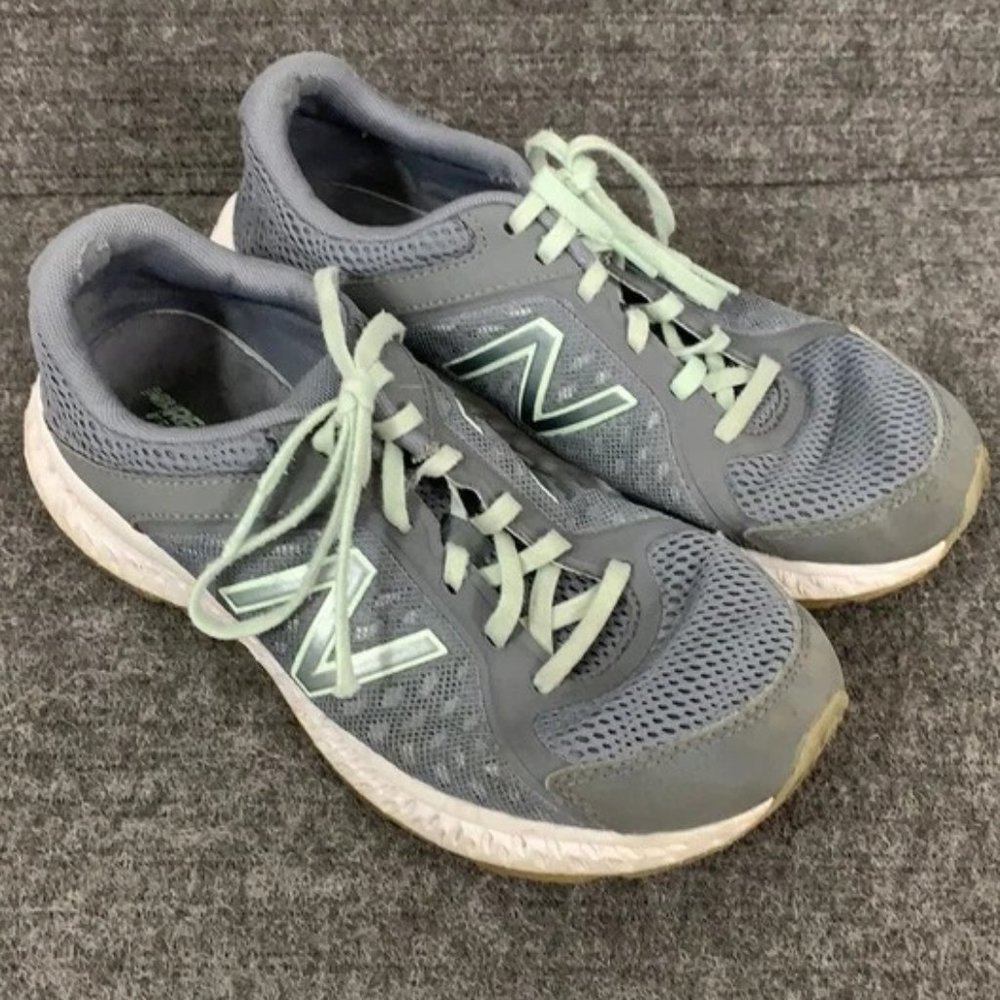 New Balance 420v4 Comfort Ride Running Shoes Women's Size 8.5 Gray Mint W420LG4